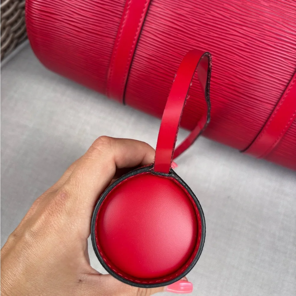 Louis Vuitton Red Satchel Bag - Picture 5 of 16